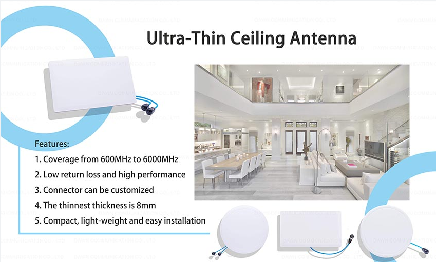 698-3800MHz Ultra-thin ceiling antenna