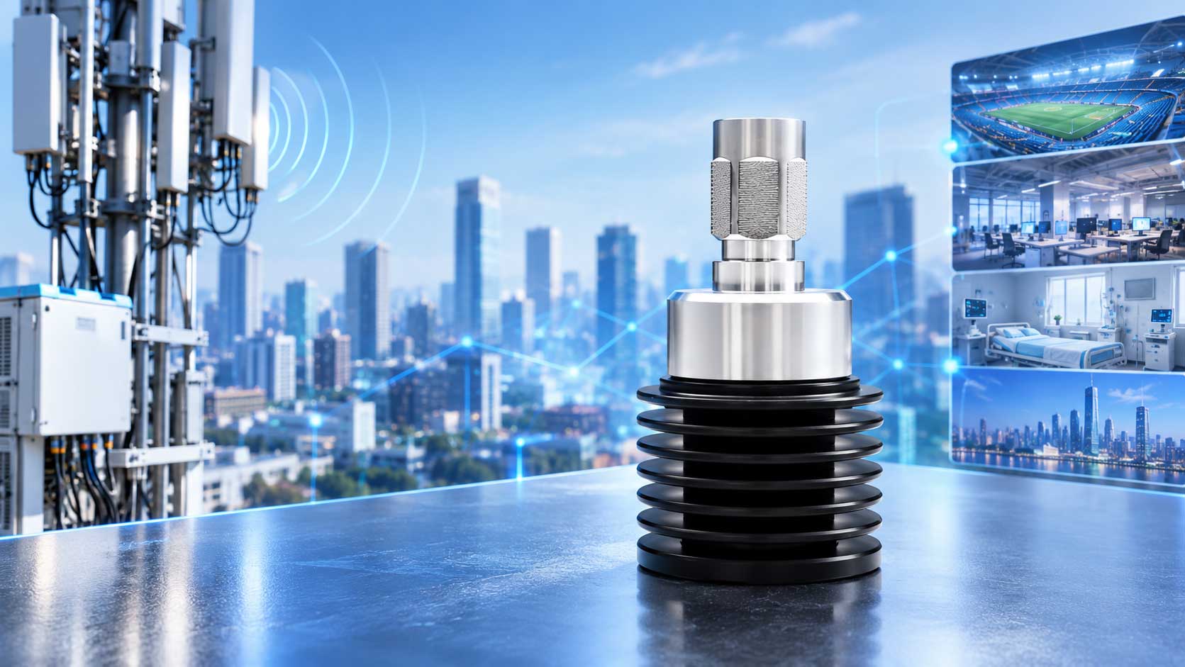 High power RF load for wireless communication systems High power RF load for wireless communication systems