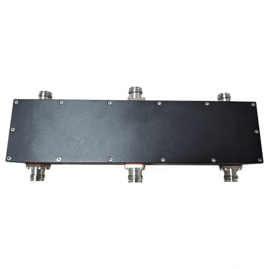 Combinador acoplador híbrido de 380-6000 MHz, 4 entradas e 4 saídas, 6 dB, com PIM baixo de 155 dBc, 4,3-10 F