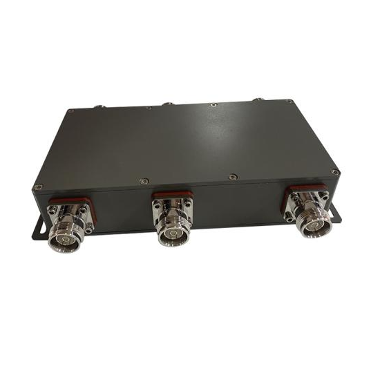  380-3800MHz 3 in 3 Out Hybrid Coupler Combiner with Low PIM-160dBc 4.3-10F